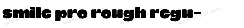 smile pro rough regu字体转换